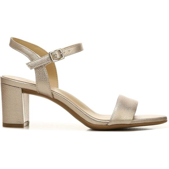 NATURALIZER NIB $120 Bristol Dress Sandal Gold Size 9.5W - Picture 2 of 10